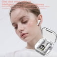 thumbnail image 5 of Wireless Earbuds, Hwkond New Transparent Bluetooth Headphones With Extended Battery Life,Power Digital Display, Smart Noise Reduction Call, In Ear Wireless Sports Earphones, White, Up to 60% Off, 5 of 8