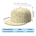 thumbnail image 5 of Custom Printed Flat Baseball Cap – Adjustable Snapback Hat with Flat Bill, Breathable and Durable, Personalized Design for Sports, Travel & Daily Wear, 5 of 6