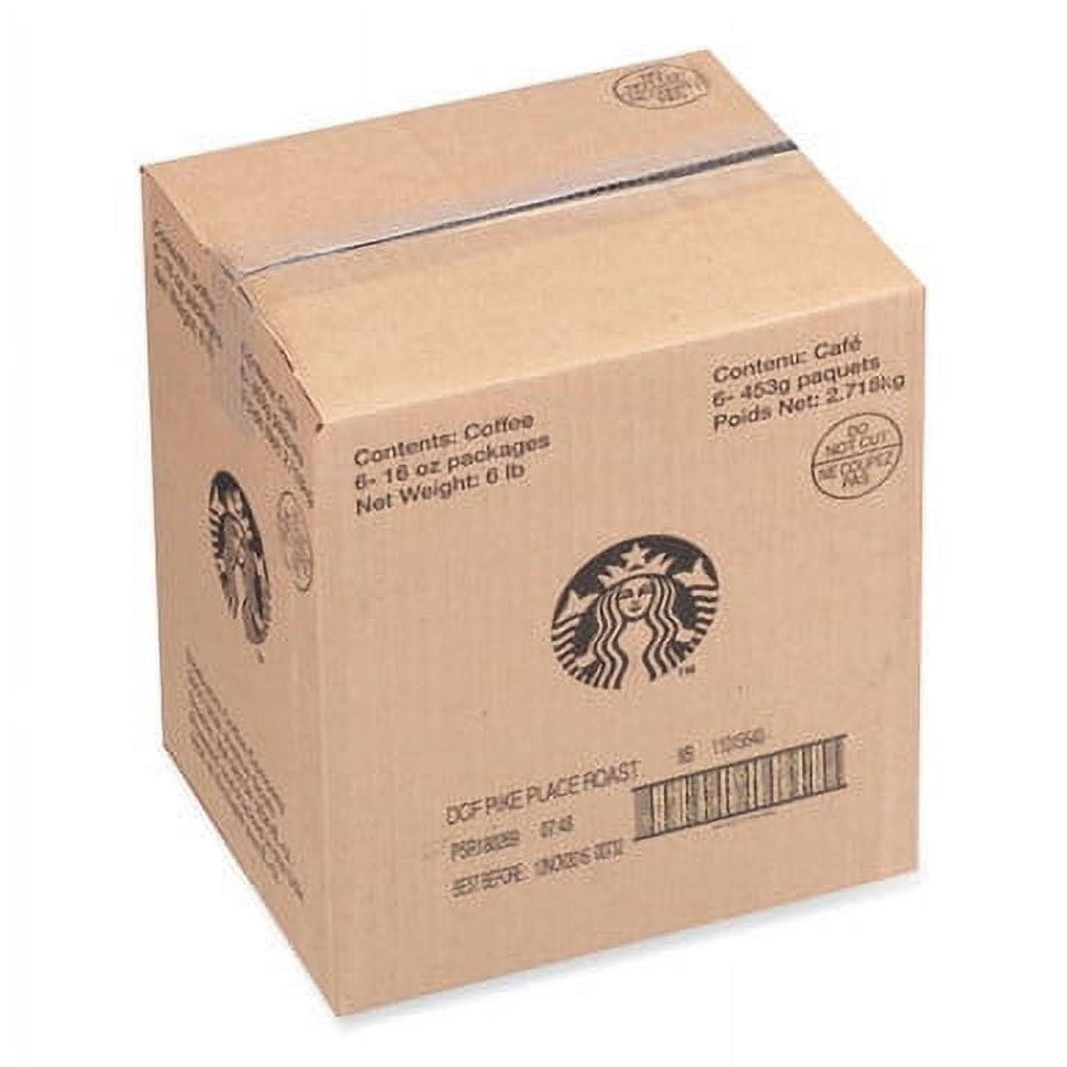1 lbs. Bag Decaffeinated Whole Bean Coffee - Pike Place