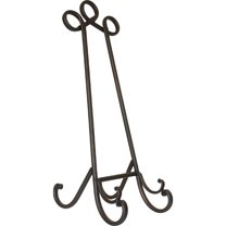 A&B Home Cormac Metal Plate Holder, Large-Color:Dark Bronze,Style:Classic Vintage