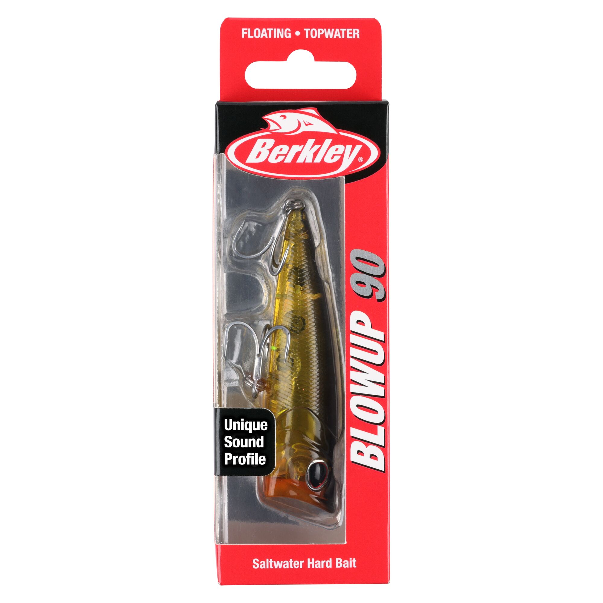 Berkley BlowUp Fishing Lure, 3.5 in, Black Gold (1-count)