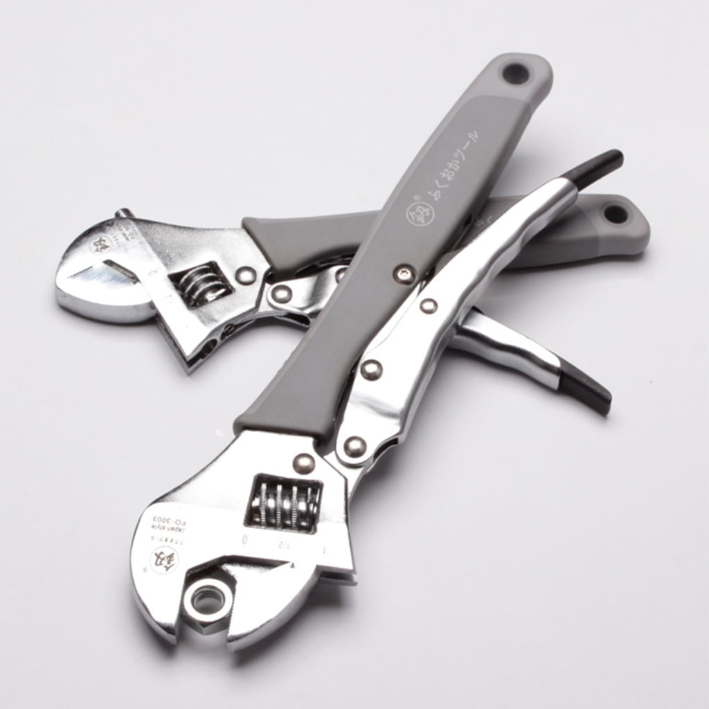 10inch Professional DIY Universal Adjustable Wrench Multi-function Long Handle Large Open Monkey Spanner Hand Tools