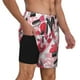 thumbnail image 2 of Balery Makeup Bañador para hombre, shorts de playa de secado rápido con entrepierna y forro de compresión-Small, 2 of 6