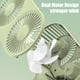 thumbnail image 2 of Ventilador de mesa plegable de doble motor, ventilador de refrigeración giratorio de 3 velocidades, ventilador de escritorio portátil recargable por USB para el hogar, la cocina, el camping al aire l, 2 of 10