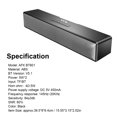 thumbnail image 2 of Reproductor de audio AFK BT601 BT HiFi Soundbar 10W Altavoz LED RGB Luz Juego de computadora Subwoofer Altavoz Home Theater Barra de sonido Estéreo Recargable Reproductor de música Soporte USB / AUX / AFK Reproductor de audio, 2 of 2