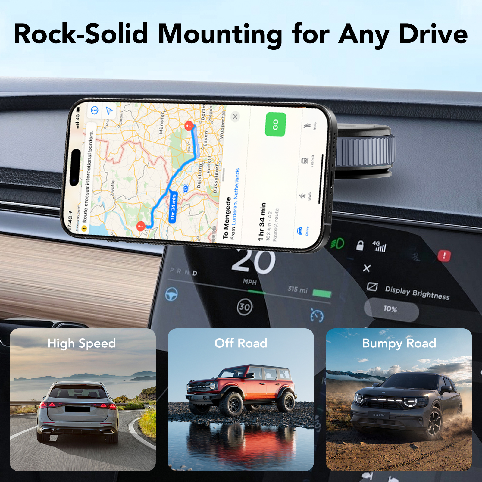 FAMOO Magnetic Car Phone Mount, 360° Adjustable photo 6