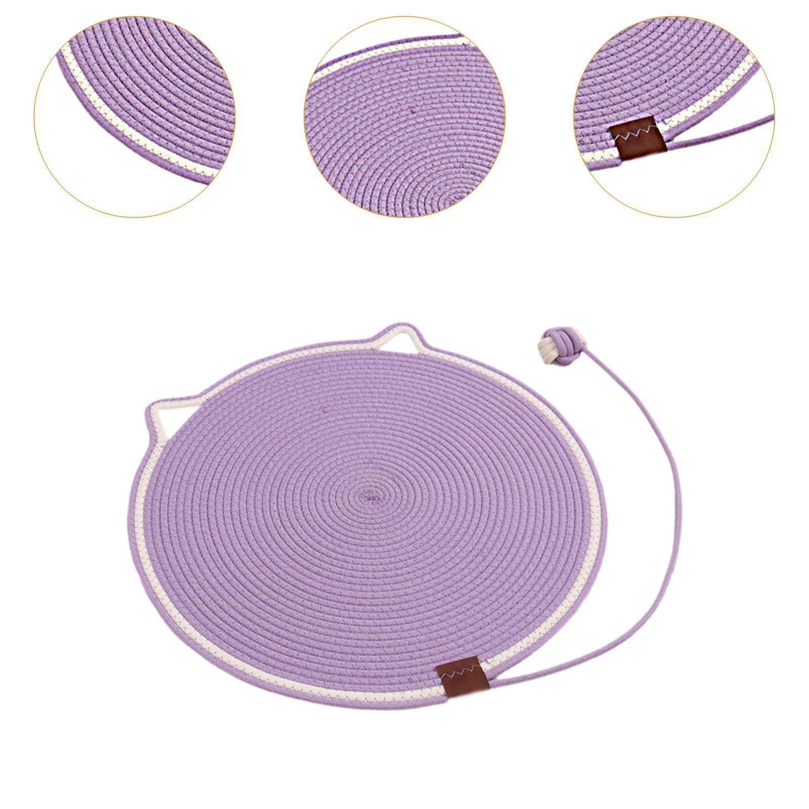 Bvdfgk Cat Scratch Mat Cat Scratch Pad Pet Supplies Grinding Claws Protecting Furniture purple