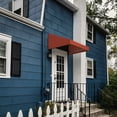 thumbnail image 2 of Awntech 4.38 Ft New Yorker Fixed Awning Canopy with Rigid Valance (52.5in x 18in x 36in), Terracotta, 2 of 4