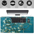 thumbnail image 5 of sixwipe XXL Gaming Mouse Pad, 35.4" x 15.7" Non-Slip Desk Mat, 3mm Thick Stitched Edge Rubber Base, Large Computer Keyboard Pad for Work, Game, Office & Home, 5 of 8