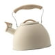 thumbnail image 4 of Tetera silbante de acero inoxidable de 3 l con asa cómoda y portátil beige, 4 of 9