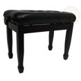 thumbnail image 1 of Benchworld INFINITY DLX1GPE Single Adjustable Piano Bench - 24", Padded, Polished Ebony, 1 of 1