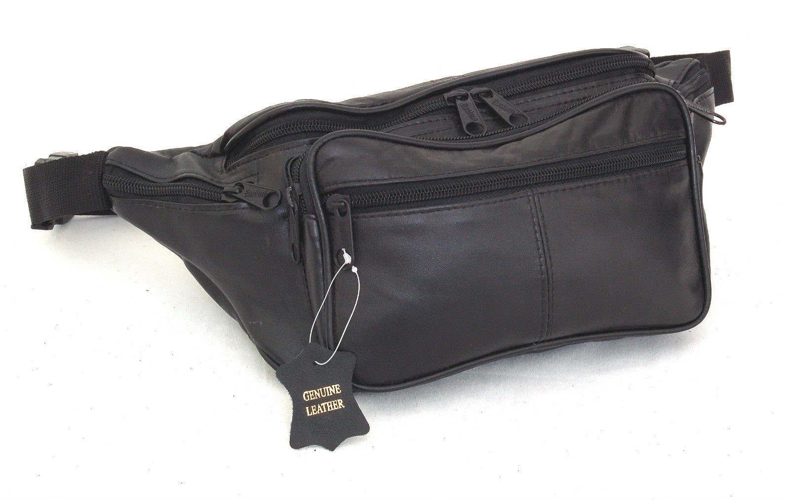 large leather fanny pack
