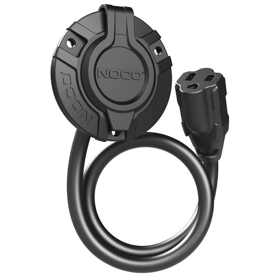 NOCO GCP1 15A 125V AC Port Plug with 16-Inch Integrated Extension Cord
