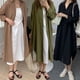 thumbnail image 3 of TFETTERS-Long Shirt Dresses for Women Casual Loose Long Sleeve Shirt X-Long Knee-Length Button Up Coat Korean Fashion clothes, 3 of 5