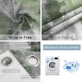 thumbnail image 6 of Sage Green Grey Blackout Curtains for Bedroom, Abstract Art Oil Painting Modern Geometric Room Darkening Window Drapes for Living Room, Thermal Insulated Grommet Curtains, 42x63 inch, 2 Panels, 6 of 9