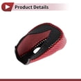 thumbnail image 4 of Cubierta de pomo de cambio de marcha antideslizante Unique Bargains para Honda CRV, protector de manija de cambio de palanca de cuero negro y rojo, 4 of 6