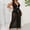 A179 Black, variant on 3 Piece Swimsuits for Women Plus Size with Mesh Cover Up Skirt Halter Plunge Neck Monokini Bathing Suits Starfish Detail Flattering Beachwear