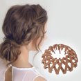thumbnail image 2 of Unique Bargains Fashion Bird's Nest Claw Clips for Women 1 Pc Orange Pink, 2 of 5