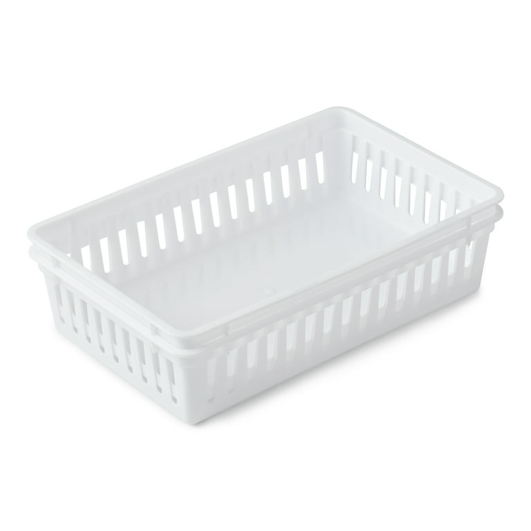 Plastic Storage Baskets Storage Bins Organizer Basket - Temu