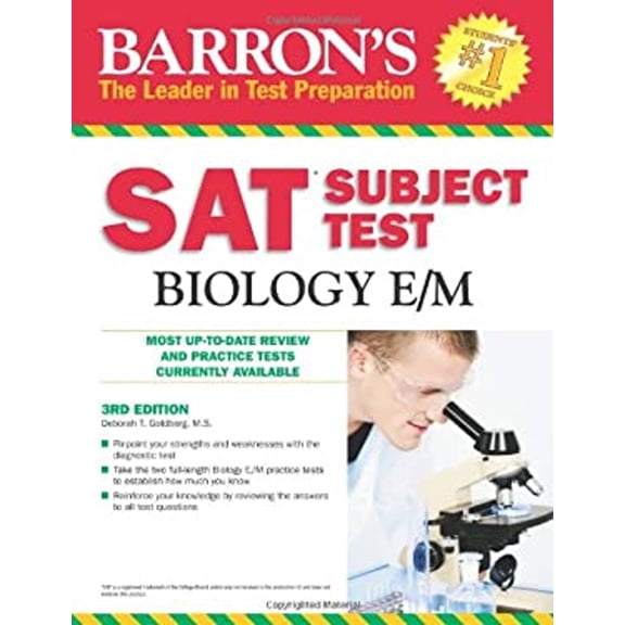 Pre-Owned Barron's SAT Subject Test: Biology E/M (Paperback) 0764146149 9780764146145