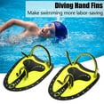 thumbnail image 4 of Swimming Training Hand Fins-Yellow Children S Sizecourtyard garden, 4 of 5