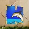 thumbnail image 6 of Dancing Dolphin Delight - Canvas, 6 of 10