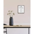 thumbnail image 5 of 8x10in Black Framed Inspirational Wall Art Motivational I Am No Perfect Quote Sayings Office Home Decor Canvas Prints Encouraging Positive Posters Painting, 5 of 5