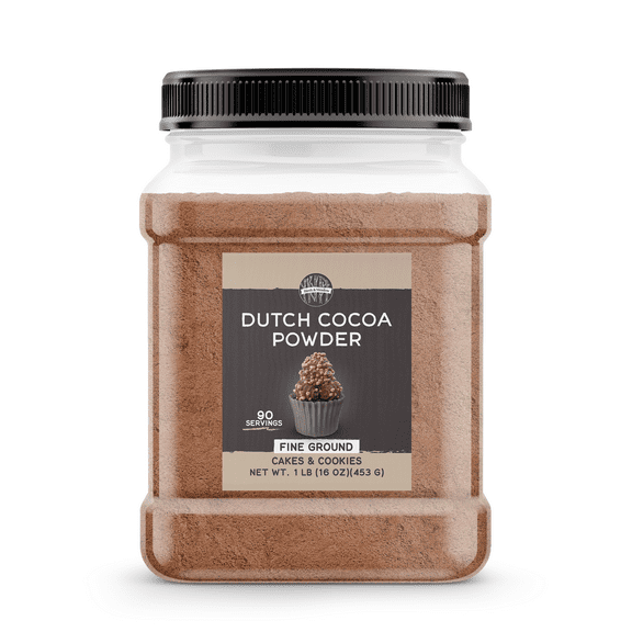 Birch & Meadow 1 lb of Dutch Cocoa Powder, Cookies & Cakes, Chocolate Flavor