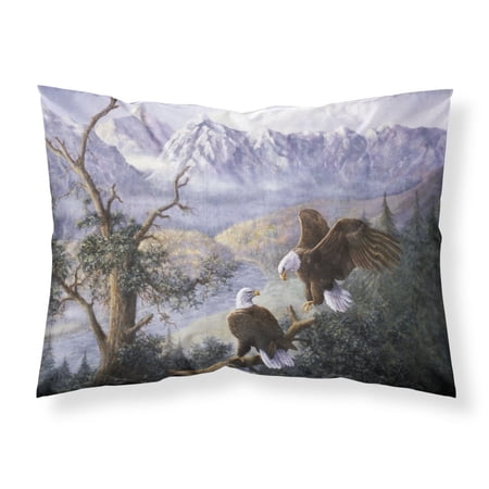 Eagles by Daphne Baxter Fabric Standard Pillowcase