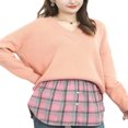 thumbnail image 1 of Unisex Adjustable Layering Fake Lower Sweep Set Skirt Half-Length Splitting A Version Hem Skirt Undershirt, 1 of 7