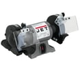 thumbnail image 1 of Jet JBG-6A 1 HP 3450 RPM 5 Amp 115V Cast Iron Eye Shield Workshop Bench Grinder, 1 of 3