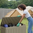 thumbnail image 6 of Homall 82 Gallon Outdoor Storage in Resin Deck Box Lockable Deck Box, Beige, 6 of 7