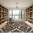 thumbnail image 2 of ODIKA 5'x7' Machine Washable Non-Slip Area Rug, Traditional Beige High Traffic Rug, Beige, 1015939, 2 of 7