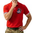 thumbnail image 4 of FASHOFT 4th of July Golf Polo Shirts for Men Funny Print Quick Dry Short Sleeve Performance Polos Moisture Wicking Tops Red XL, 4 of 4