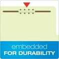 thumbnail image 3 of Pendaflex Pressboard Classification Folder 2-Dividers 2 1/2" Expansion Legal Size Light Green 10/Box, 3 of 7
