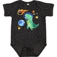 thumbnail image 3 of Inktastic Tyrannosaurus Rex Vs. Meteor Fun Space Dinosaur Boys or Girls Baby Bodysuit, 3 of 5