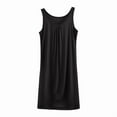 thumbnail image 5 of Sakmal Cotton Moomoo Tank Nightgowns Women Casual Black Long Night dress Plain Sleeveless Sleep Tanks for Women, 5 of 5