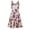 Pink, variant on Women Sleeveless Tank Dress Summer Fashion Floral Print Tank Dress Formal Party Dance Dress A Line Waist Slim Bodycon Dress Mini Dresses
