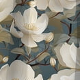 thumbnail image 4 of Designart "Rose Garden In White And Green" Floral Blackout Curtain Panels, 4 of 4