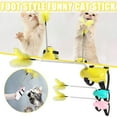 thumbnail image 1 of Xihbxyly Juguete Interactivo para Gatos, Juguete Multifuncional para Mascotas, Diseño de Resorte Elástico, Juego Atractivo para Gatos, Alivia La Ansiedad, Mejora La Actividad Física, 3 Colores, Juego, 1 of 4