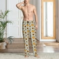 thumbnail image 2 of Sigee Fall Thanksgiving Day print Men's Pajama Pants Lounge Sleep Bottoms with Elastic Waistband and Pockets-XX-Large, 2 of 6