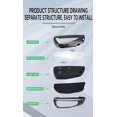 thumbnail image 4 of Key Fob Cover Compatible with Chevrolet Silverado 1500 2500HD 2025-2026 Suburban Tahoe Equinox Corvette Colorado Traverse Keychain Case Holder Protector,Short-Keychain, 4 of 5