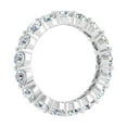 thumbnail image 2 of 4 Carat Diamond Eternity Wedding Band Ring in 14K White Gold - IGI Certified (Value Collection) (Ring Size 9), 2 of 4
