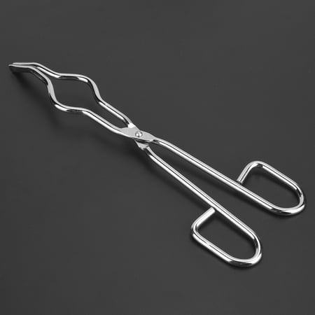 

Stainless Steel Crucible Forceps Clamp Beaker Holder with Aircraft Class Rivet(250mm/9.84in)