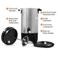 thumbnail image 2 of Elite Cuisine CCM141 40-Cup Stainless Steel Coffee Maker Urn & Hot Water Dispenser, 2 of 3