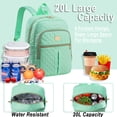 thumbnail image 3 of Mochila Lonchera Aislada Weitars para Mujeres 20L, 3 of 8