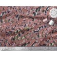 thumbnail image 3 of Soimoi Rayon Crepe Fabric Animal Skin Texture Decor Fabric Printed Yard 46 Inch Wide, 3 of 3