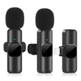 thumbnail image 2 of Microphone Cravate Sans Fil pour Enregistrement Audio et Vidéo Portable - Compatible avec iPhone et Android pour Diffusion en Direct et Jeux, 2 of 5