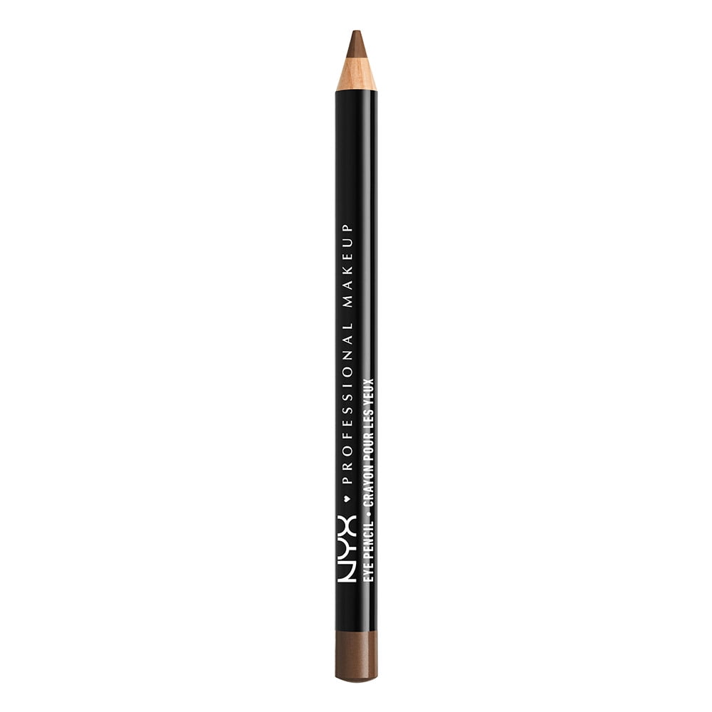 NYX Professional Makeup Slim Eye Pencil, Creamy longwear eyeliner, Medium Brown
