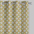thumbnail image 3 of S4sassy Cotton Duck Pineapple Gray Fruits short window&nbsp;treatment double panel eyelet&nbsp;curtain&nbsp;drapes- 54x84 Inches, 3 of 4